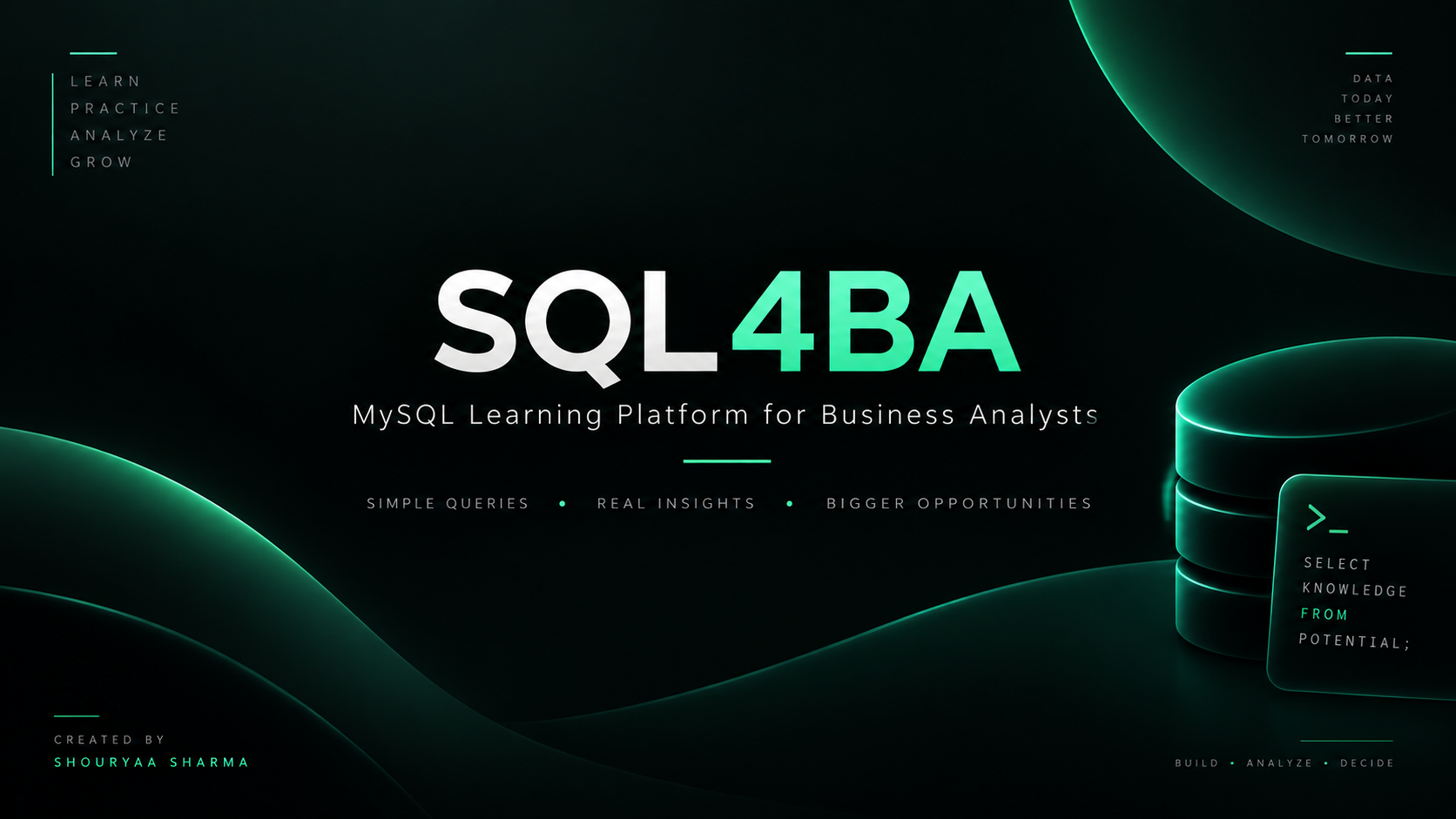 SQL Compass – MySQL for Business Analysts